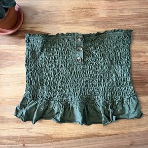 Free People smocked tube top